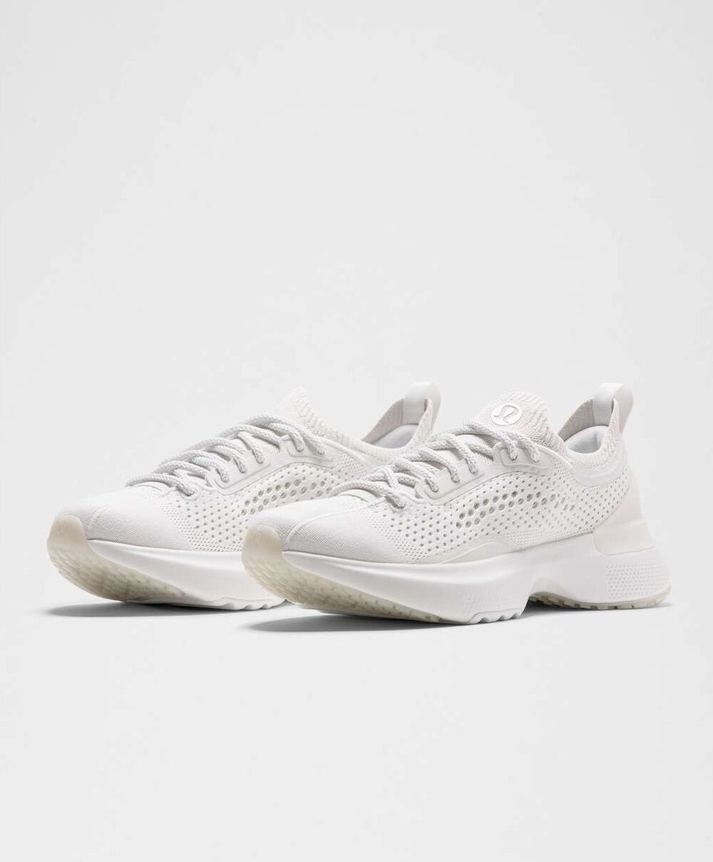LULULEMON Chargefeel 3 Workout Sneaker Light Vapor White Sz 7.5 $148